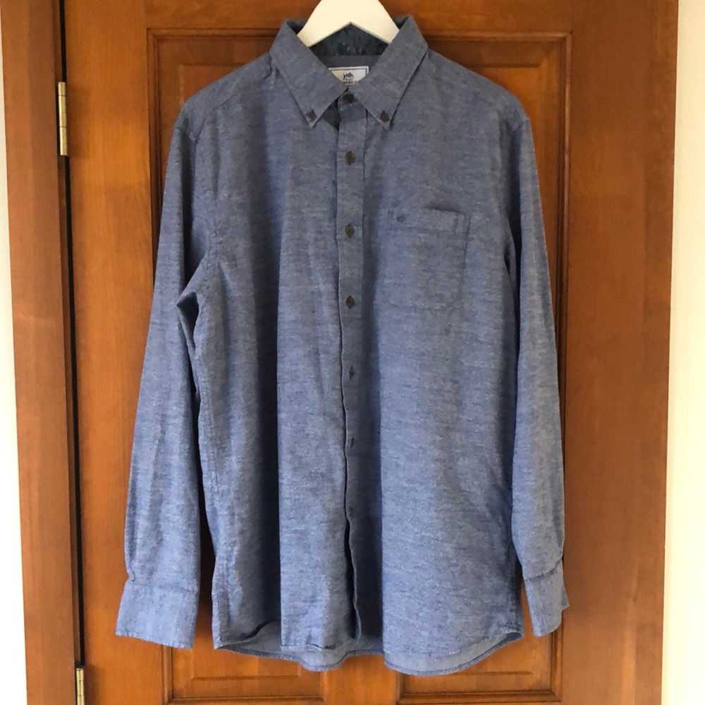 Southern Tide flannel long sleeve button down shirt